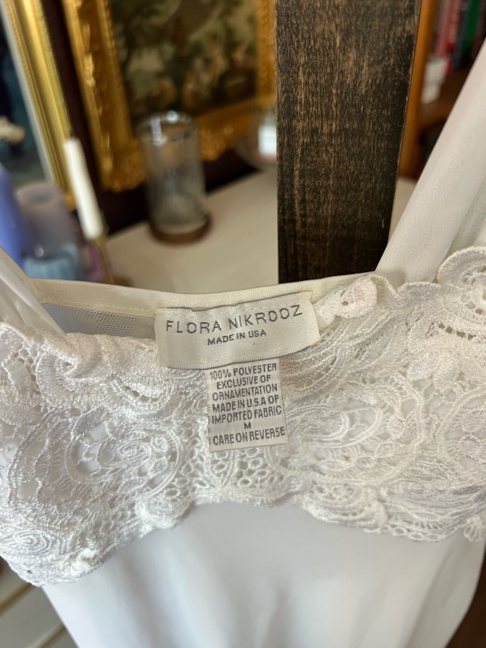 Vintage Flora Nikrooz Robe and Nightgown Set Size Medium - Picture 5 of 16